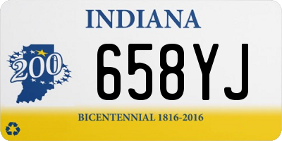 IN license plate 658YJ