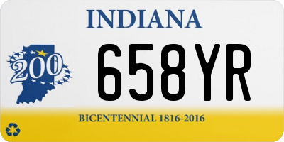 IN license plate 658YR