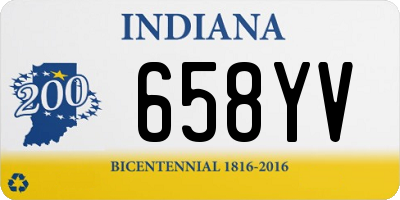 IN license plate 658YV