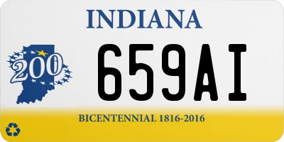 IN license plate 659AI