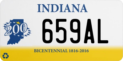 IN license plate 659AL