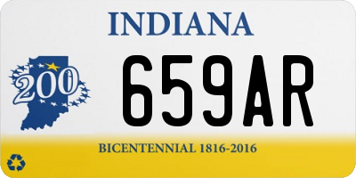 IN license plate 659AR