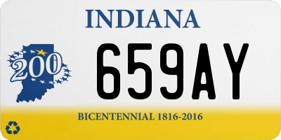 IN license plate 659AY