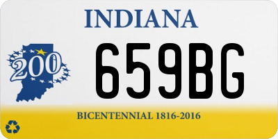 IN license plate 659BG