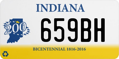 IN license plate 659BH