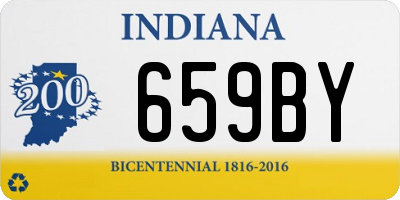 IN license plate 659BY