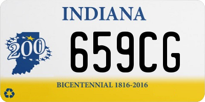 IN license plate 659CG