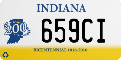 IN license plate 659CI