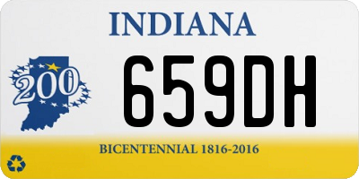 IN license plate 659DH