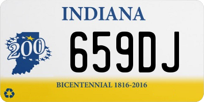 IN license plate 659DJ