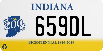 IN license plate 659DL