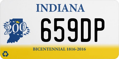 IN license plate 659DP