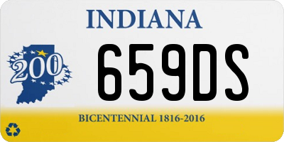 IN license plate 659DS