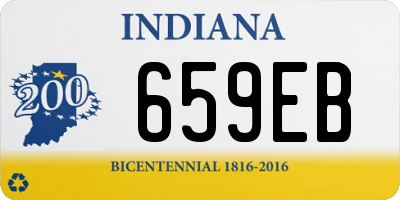 IN license plate 659EB