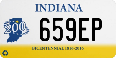 IN license plate 659EP