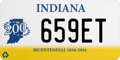 IN license plate 659ET