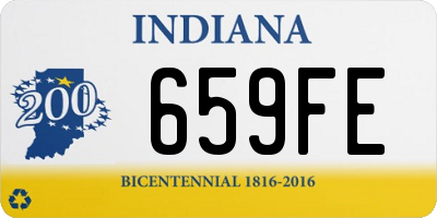 IN license plate 659FE