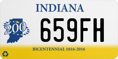 IN license plate 659FH