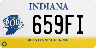 IN license plate 659FI