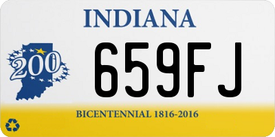 IN license plate 659FJ