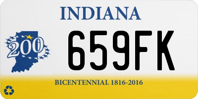 IN license plate 659FK