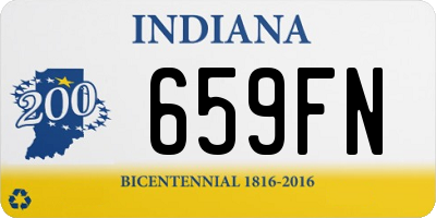 IN license plate 659FN