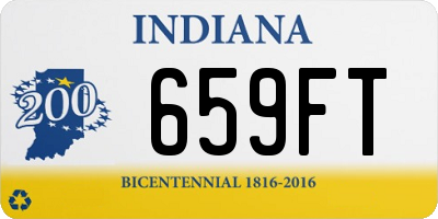 IN license plate 659FT