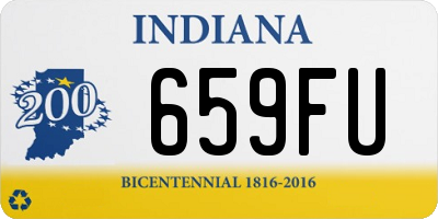 IN license plate 659FU