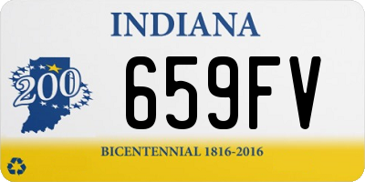 IN license plate 659FV