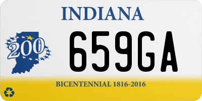 IN license plate 659GA