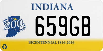 IN license plate 659GB