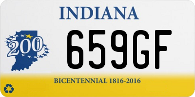 IN license plate 659GF