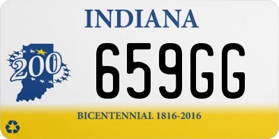 IN license plate 659GG