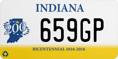 IN license plate 659GP