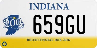 IN license plate 659GU