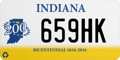 IN license plate 659HK