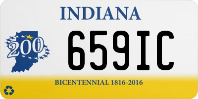 IN license plate 659IC