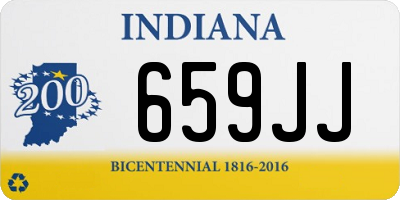IN license plate 659JJ