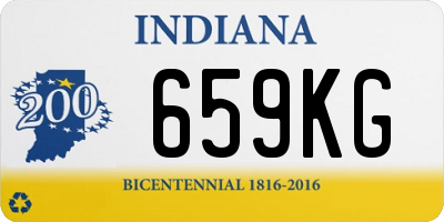 IN license plate 659KG