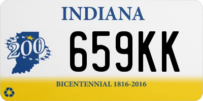 IN license plate 659KK