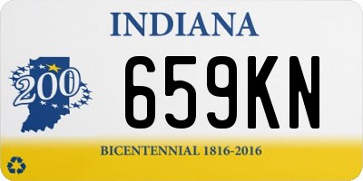 IN license plate 659KN