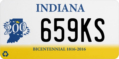 IN license plate 659KS