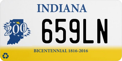 IN license plate 659LN