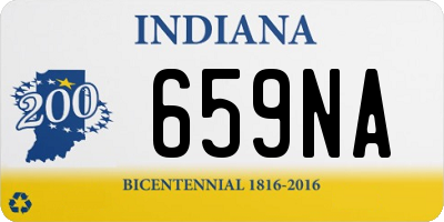 IN license plate 659NA