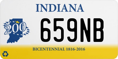 IN license plate 659NB