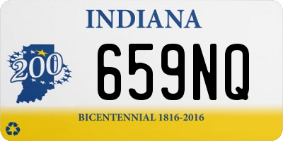 IN license plate 659NQ