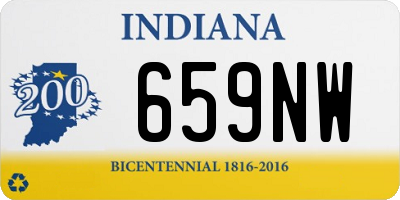 IN license plate 659NW