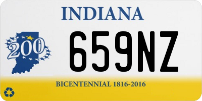 IN license plate 659NZ