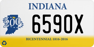 IN license plate 659OX