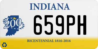 IN license plate 659PH